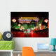 Night scene of South Gate of Xian city, China. Wall Mural