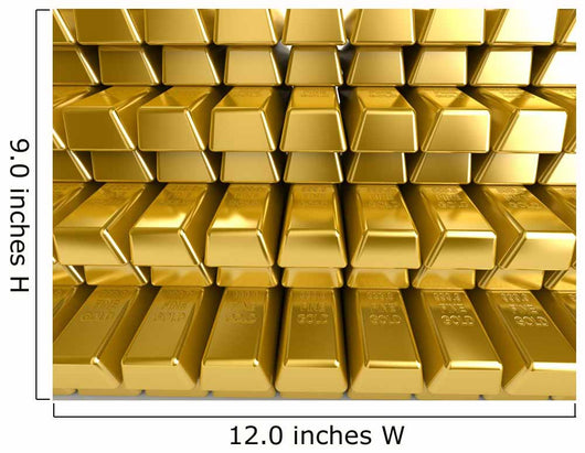 Gold Bars Wall Mural