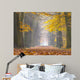 Yellow Foliage Birch Trees Wall Decal
