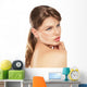 Close-up Portrait Cute Female Wall Decal