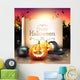 Modern Halloween Greeting Card Wall Decal