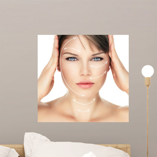 Laser Therapy Pretty Woman Wall Decal