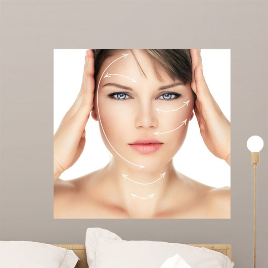 Laser Therapy Pretty Woman Wall Decal