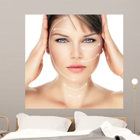 Laser Therapy Pretty Woman Wall Decal
