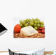 Grape Cheese With Nuts and Sausage Wall Mural