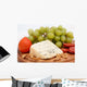 Grape Cheese With Nuts and Sausage Wall Mural