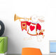 Bunny Royal Trumpeter Wall Decal