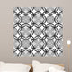 Black and white geometric seamless pattern with line. Wall Mural