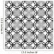 Black and white geometric seamless pattern with line. Wall Mural