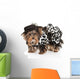Fashionable Yorkie Puppy Wall Decal