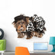 Fashionable Yorkie Puppy Wall Decal
