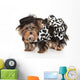 Fashionable Yorkie Puppy Wall Decal
