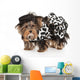 Fashionable Yorkie Puppy Wall Decal