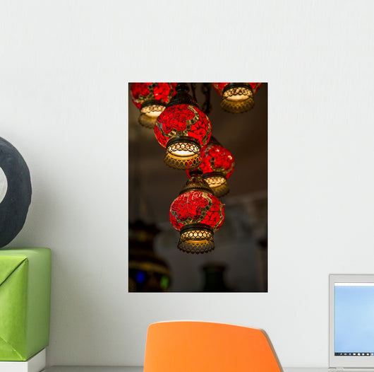 Oriental Lamps Wall Decal