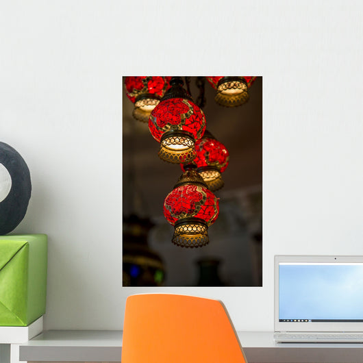 Oriental Lamps Wall Decal
