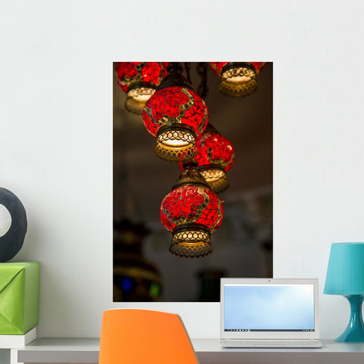 Oriental Lamps Wall Decal