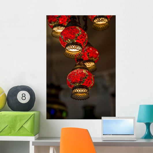 Oriental Lamps Wall Decal