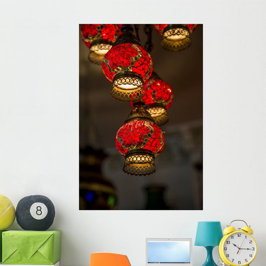 Oriental Lamps Wall Decal