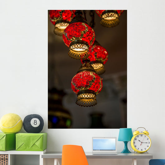 Oriental Lamps Wall Decal