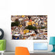 Balcony Colored Houses and Church Guanajuato Mexico Wall Mural