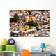 Balcony Colored Houses and Church Guanajuato Mexico Wall Mural