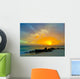 Aruba color sunset Wall Mural