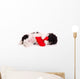 Sleeping Dogs Puppy with Heart Wall Decal