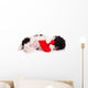 Sleeping Dogs Puppy with Heart Wall Decal
