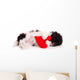 Sleeping Dogs Puppy with Heart Wall Decal