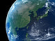 East Asia As Seen From Space With Cloud Formations Wall Decal