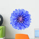 Blue Cornflower Flower Wall Decal