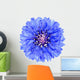 Blue Cornflower Flower Wall Decal