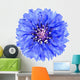 Blue Cornflower Flower Wall Decal