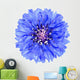 Blue Cornflower Flower Wall Decal