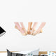 Feet of Ballet Students Wall Decal