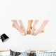 Feet of Ballet Students Wall Decal