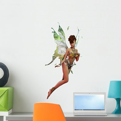 Fae Wall Decal shown on a wall