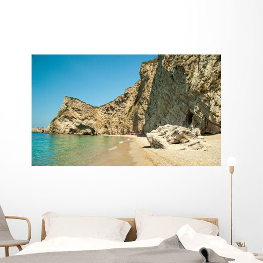 Paradise Beach near Liapades, Western of Corfu Island, Greece Wall Mural