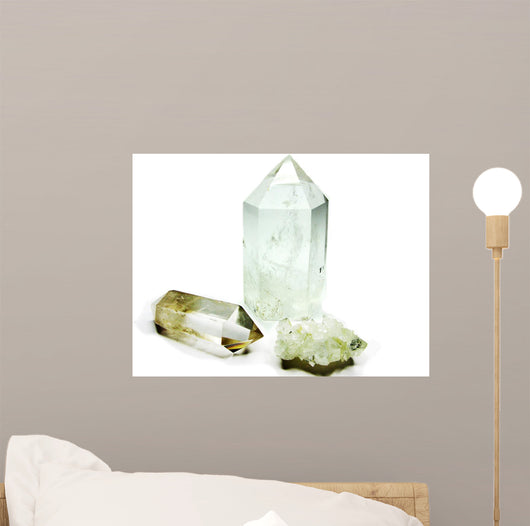 Rock Crystal Quartz and Wall Decal