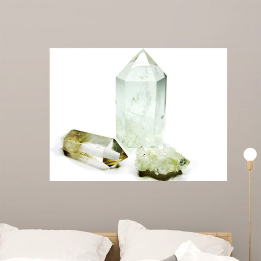 Rock Crystal Quartz and Wall Decal