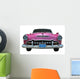 Pink Classic Car Cuba Wall Decal