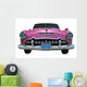 Pink Classic Car Cuba Wall Decal