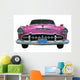 Pink Classic Car Cuba Wall Decal