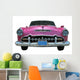 Pink Classic Car Cuba Wall Decal