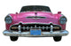 Pink Classic Car Cuba Wall Decal