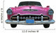 Pink Classic Car Cuba Wall Decal