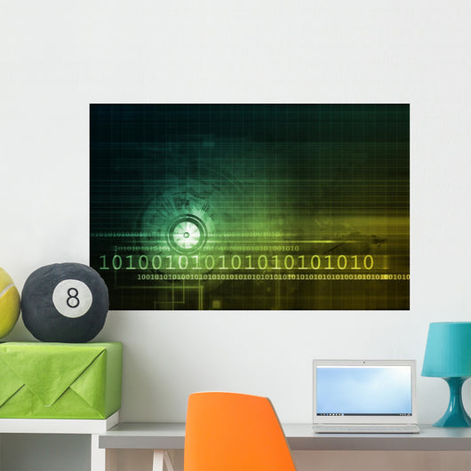 Computer Security Concept Wall Mural