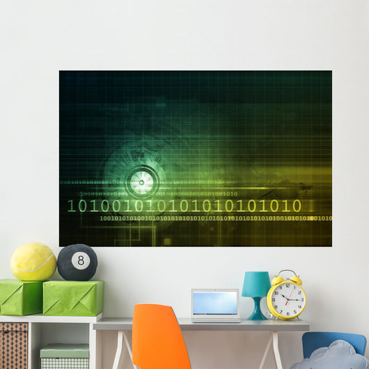 Computer Security Concept Wall Mural