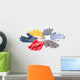 Various rubber worker gloves. Wall Decal