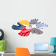 Various rubber worker gloves. Wall Decal